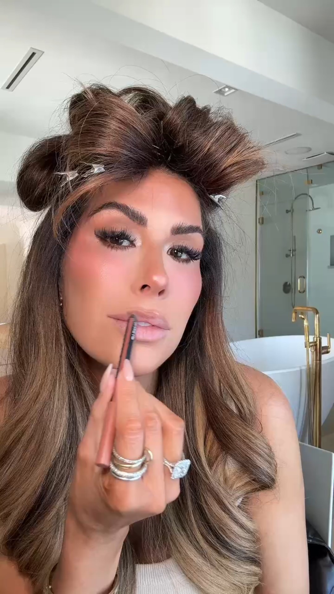 Lip products I use on the daily! 
Make up for ever lip liner - anywhere caffeine, MAC lip stick - crème cup

✨🌟GLOSS LAUNCHES THIS MONTH! It’s what I’ve used in most videos for 2 years now!!! I used 2 shades of it here. Join my close friends group on IG bio to be in the know!
Lip combo, Makeup, Glow, Lips, Lip liner, Lip stick, Brunch outfits, Fall outfits, Fall outfit inspo, Teacher outfit, Fall fashion, Emily Ann Gemma

#LTKTravel #LTKStyleTip #LTKBeauty