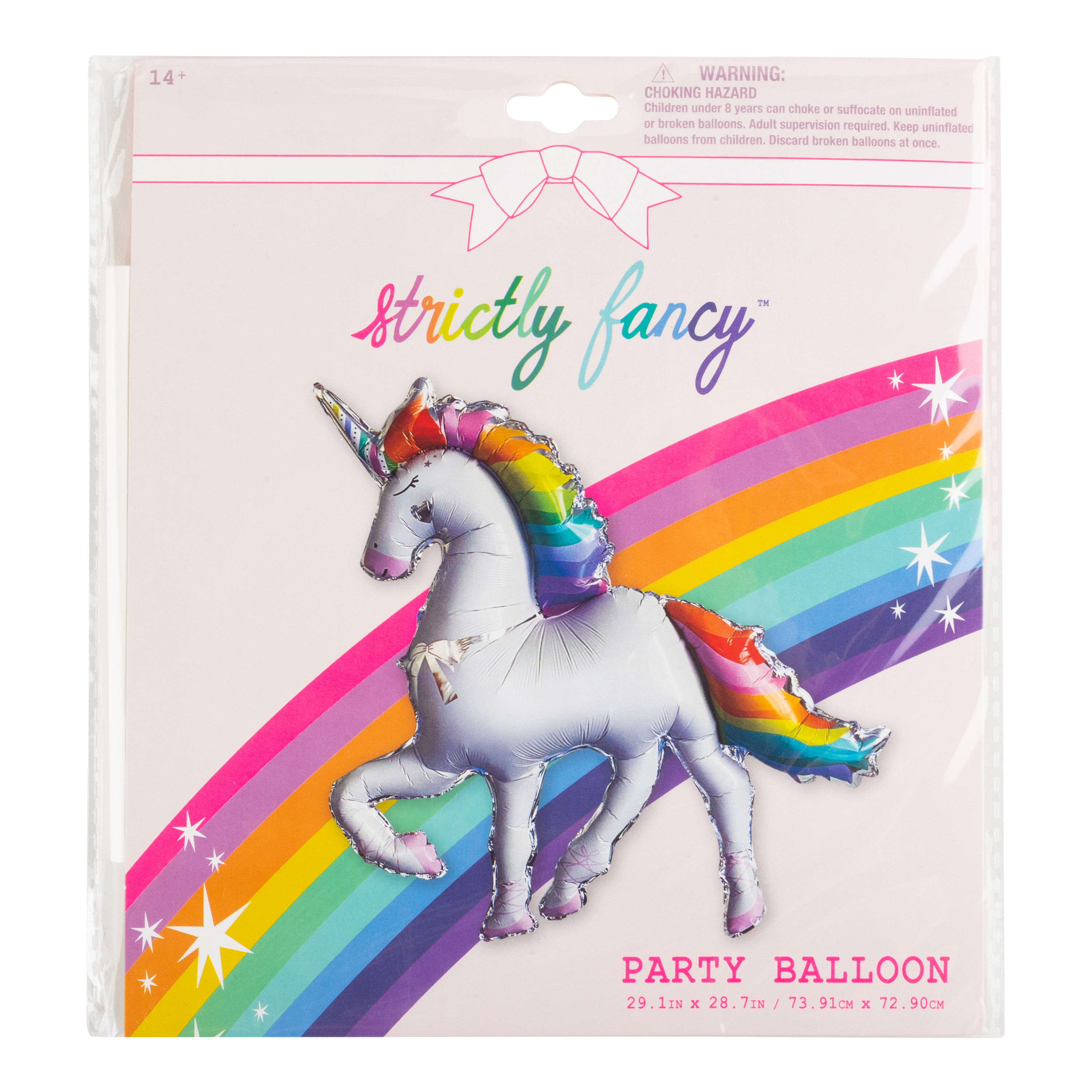 Strictly Fancy 3ft Foil Unicorn Balloon | Walmart (US)