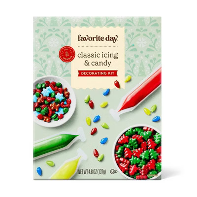Christmas Classic Icing & Candies Decorating Kit - 4.8oz - Favorite Day™ | Target