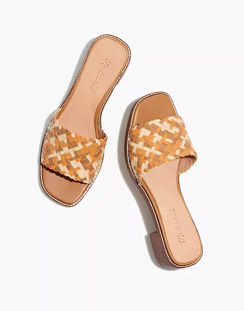 The Cassady Mule in Woven Leather | Madewell