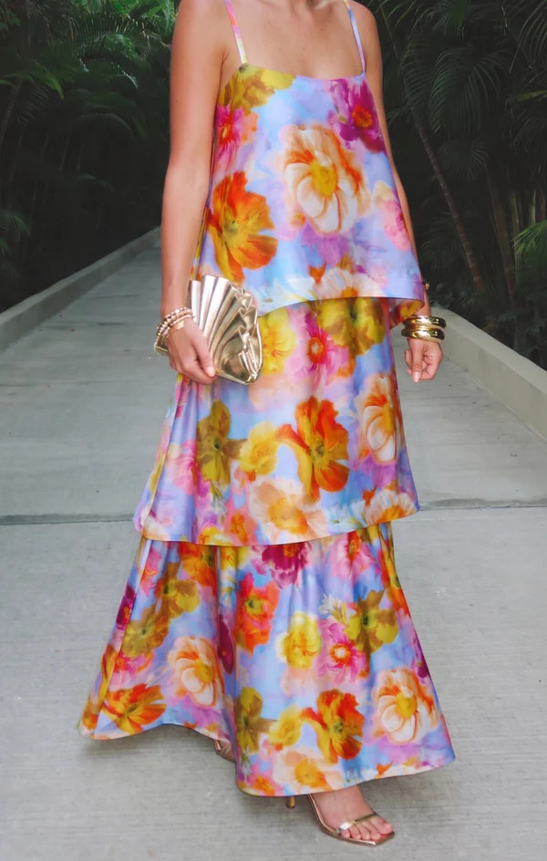 Ella Maxi Dress ~ Brushed Blooms | Show Me Your Mumu