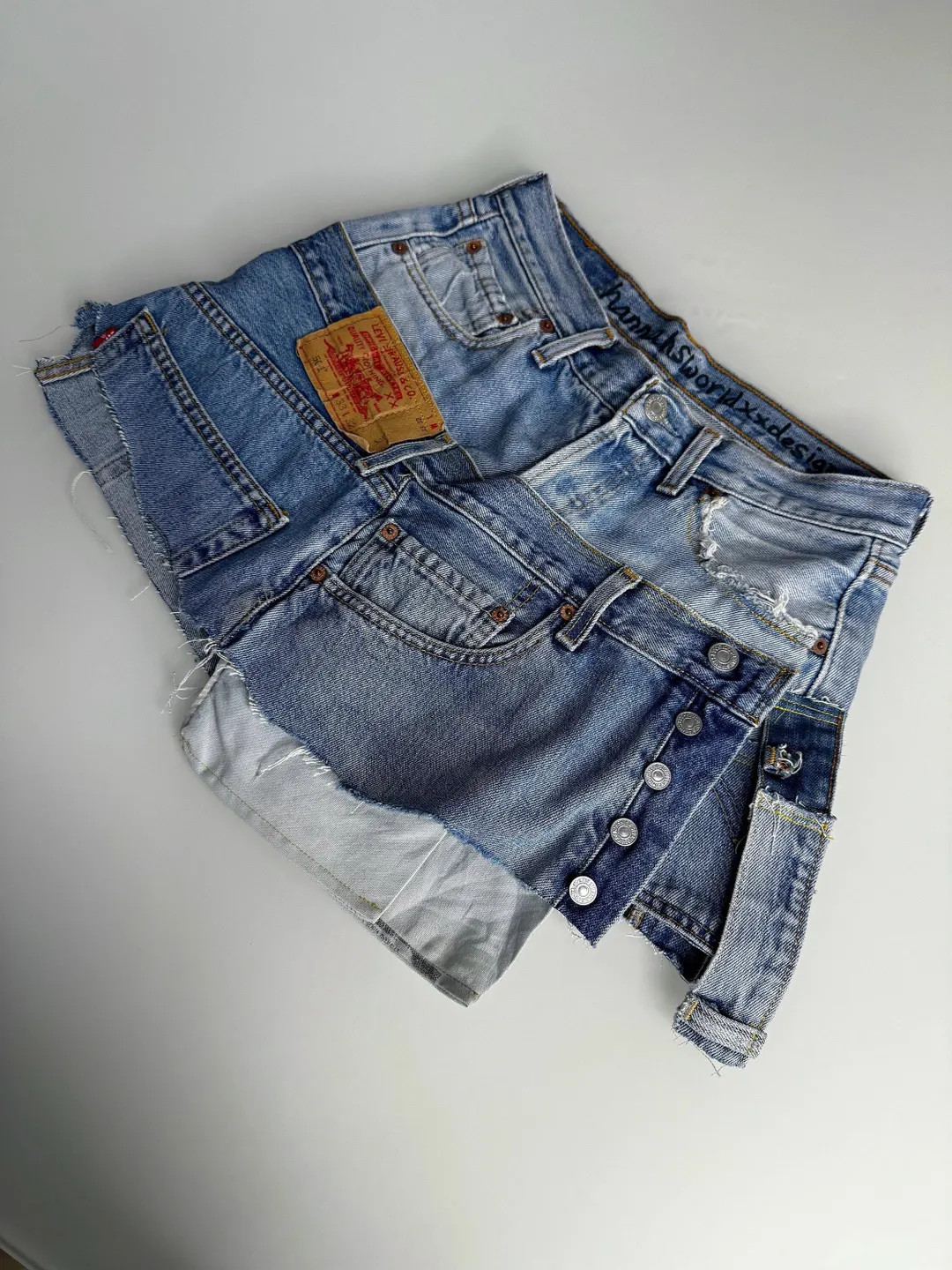 Reworked Levi Denim Skirts Made to Measure - Etsy | Etsy (US)