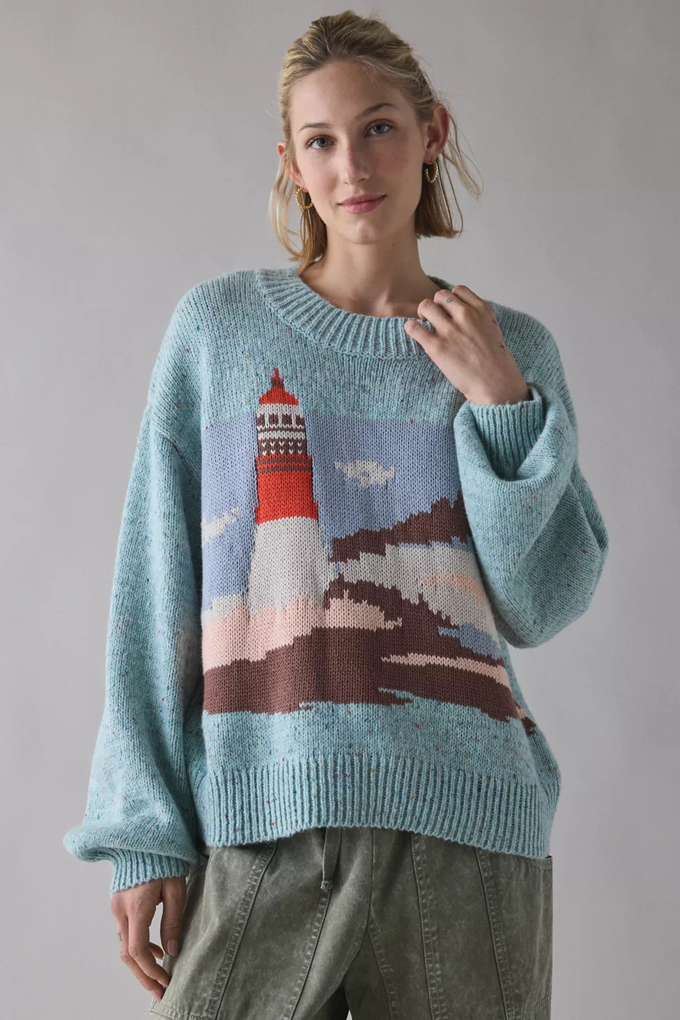 BDG Montauk Graphic Oversized Sweater | Urban Outfitters (US and RoW)