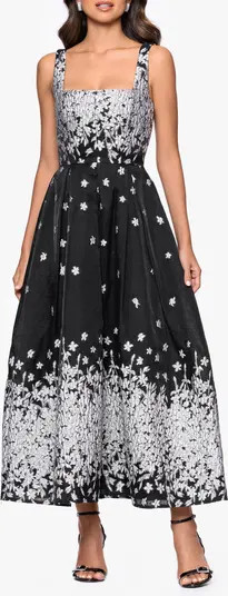 Metallic Floral Gown | Nordstrom