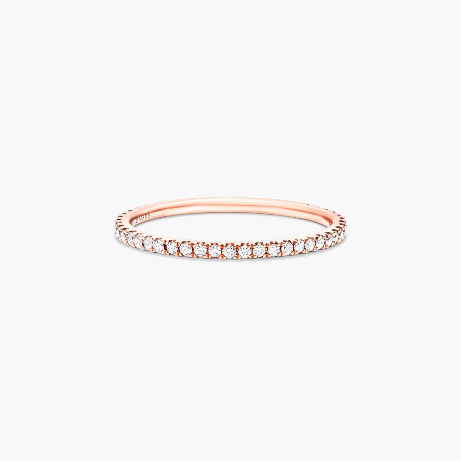 14K Rose Gold Single Row Ever After Diamond Ring-81126r14 | JamesAllen