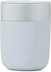 W&P Porter Ceramic Mug w/ Protective Silicone Sleeve, Slate 12 Ounces | On-the-Go | Reusable Cup ... | Amazon (US)