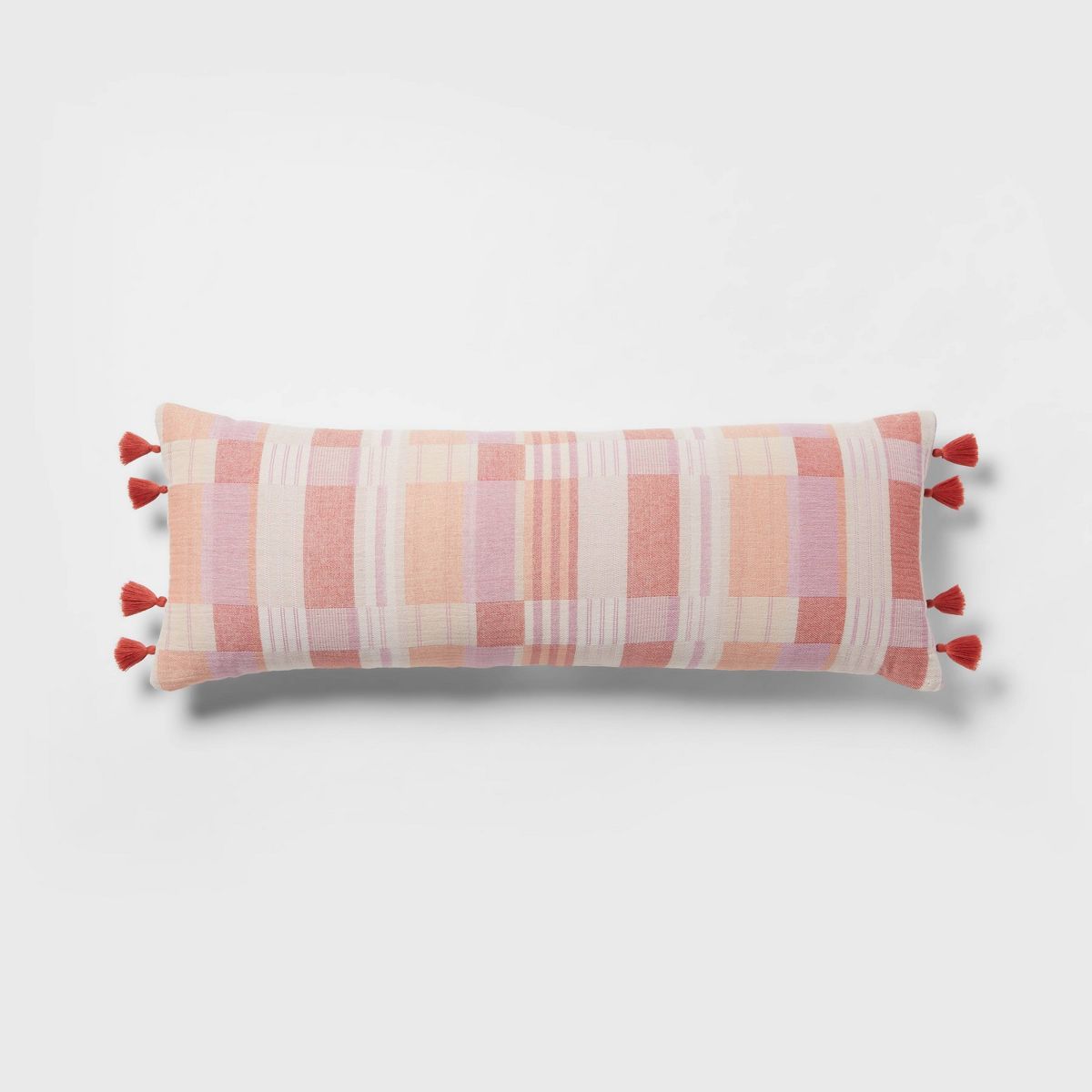 14"x36" Boho Woven Jacquard Oversized Oblong Decorative Pillow - Threshold™ | Target
