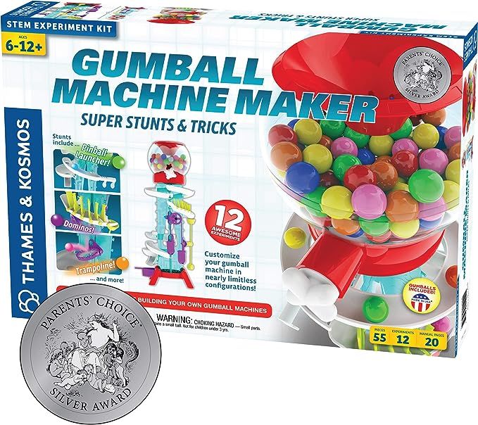 Thames & Kosmos Gumball Machine Maker Lab - Super Stunts & Tricks | Build Your Own Gumball Machin... | Amazon (US)