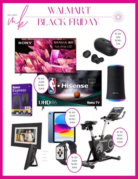 Walmart Black Friday deals - Walmart sale - home finds - tv on sale -  home bike- home Electronics - tech - apple sale - gifts for family - gifts for him 

#LTKsalealert #LTKHoliday #LTKGiftGuide