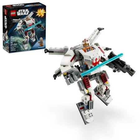 LEGO Star Wars Luke Skywalker X-Wing Mech, Buildable Star Wars Action Figure with Luke Skywalker Toy, Collectible Building Set for Kids, 75390 | Walmart (US)