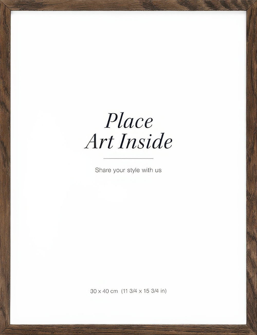 Dark Oak Frame, 12" x 16" in | Desenio