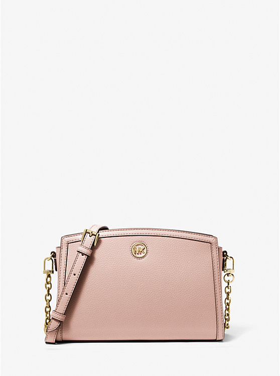 Chantal Large Pebbled Leather Crossbody Bag | Michael Kors US