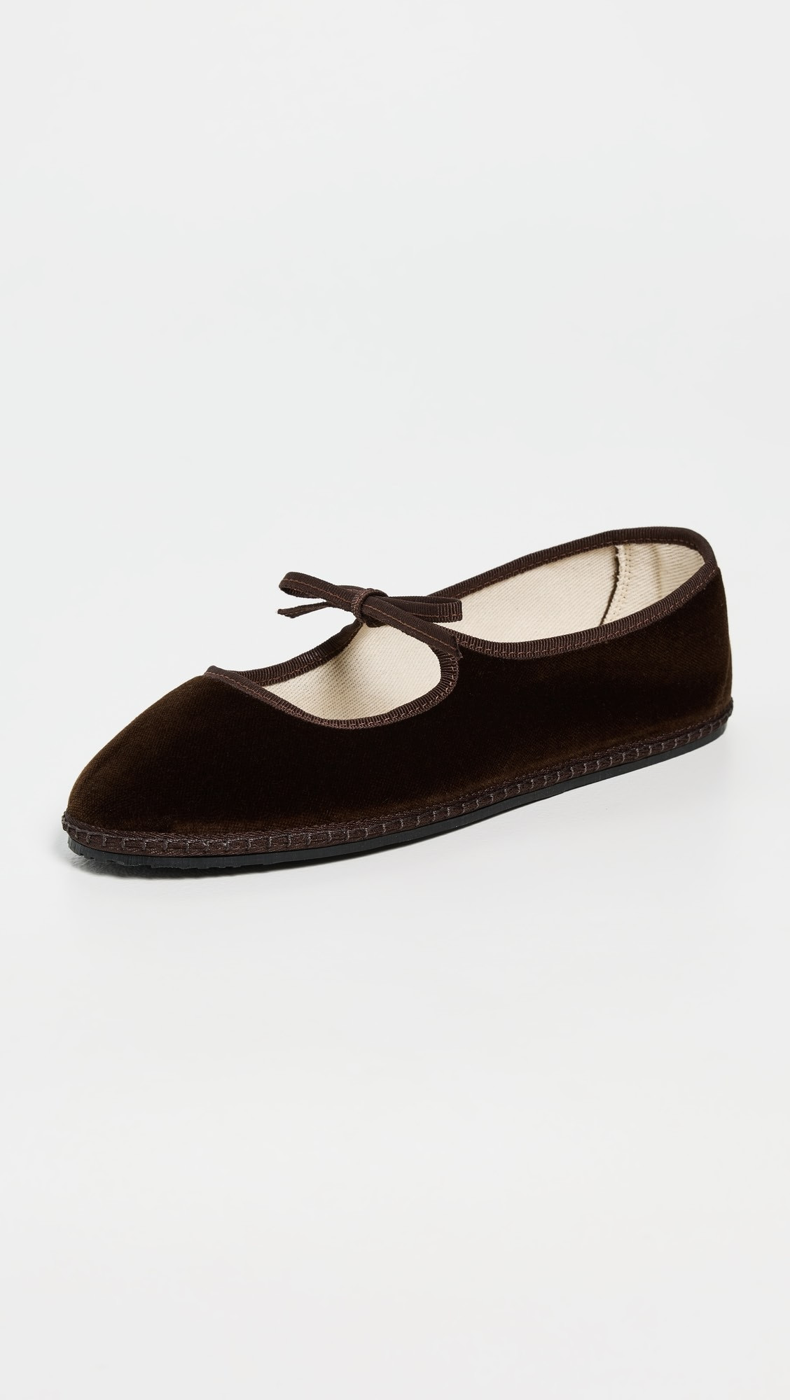 Brigitte Velvet Mary Jane Flats | Shopbop