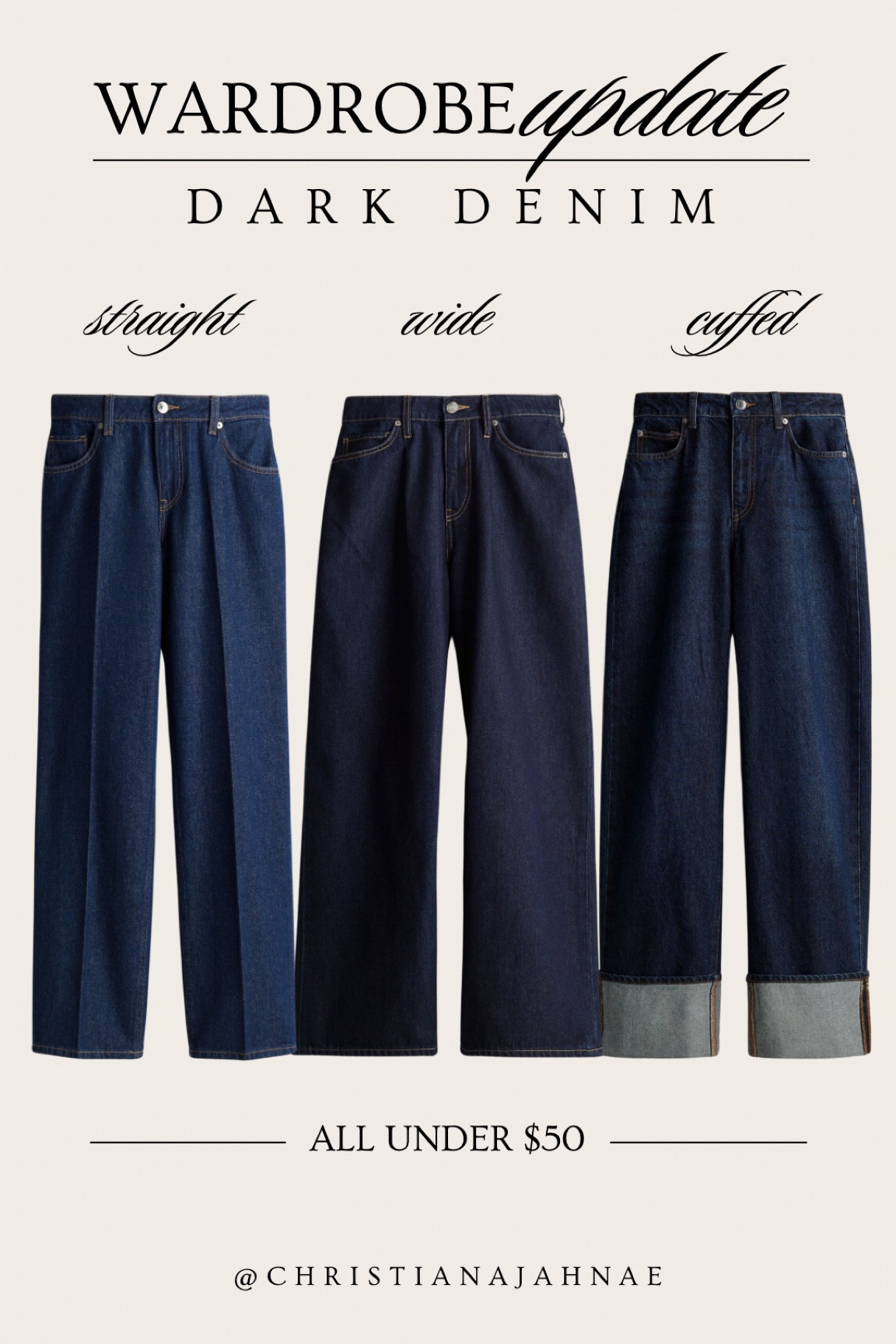 Dark wash denim for under $50 🍂

#LTKStyleTip #LTKFindsUnder50