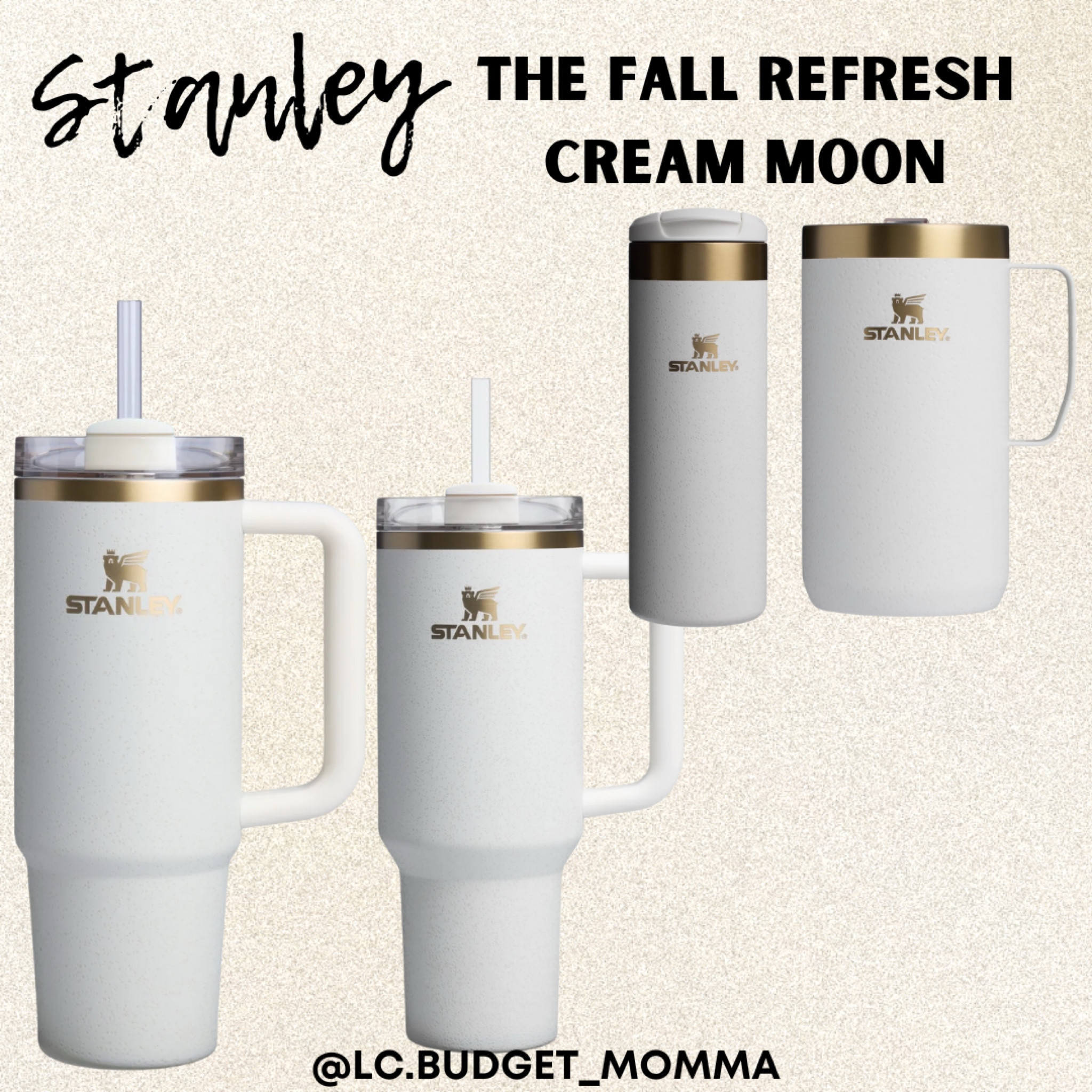 STANLEY ✨ CREAM MOON 

#stanley #tumbler #giftidea