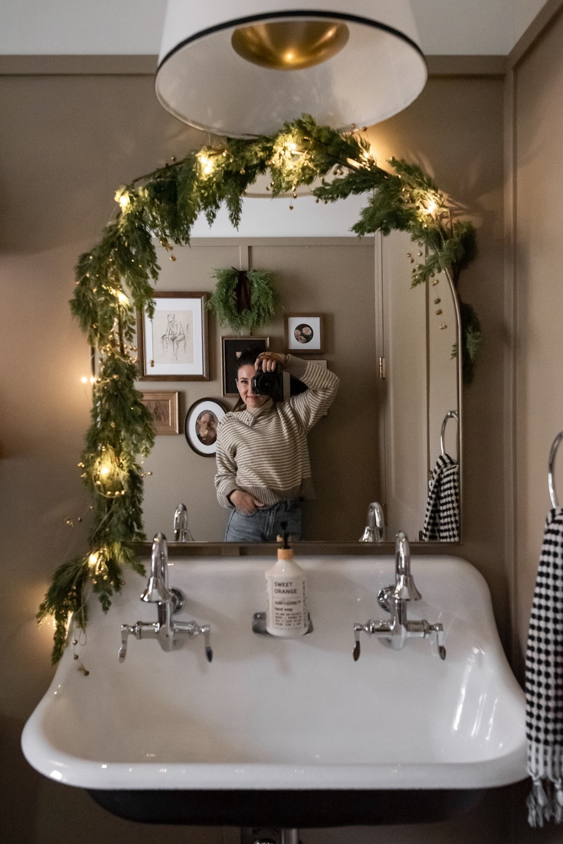 You need this sweater, just sayin. I got it in both colors. Super soft & cozy, not itchy, love the button detail on the shoulder. Wearing an XS. Linked the bathroom sources too. 

PS- go check out yesterday’s IG post on mini wreaths! 

Sweater, target, gifts for her, gift, guide, universal thread, holiday, Christmas, Garland, fairy light, jeans, denim, barrel, jeans, Levi’s, gallery, wall, frames, mini wreath, cedar, Norfolk, pine


#LTKFindsUnder50 #LTKStyleTip #LTKHoliday