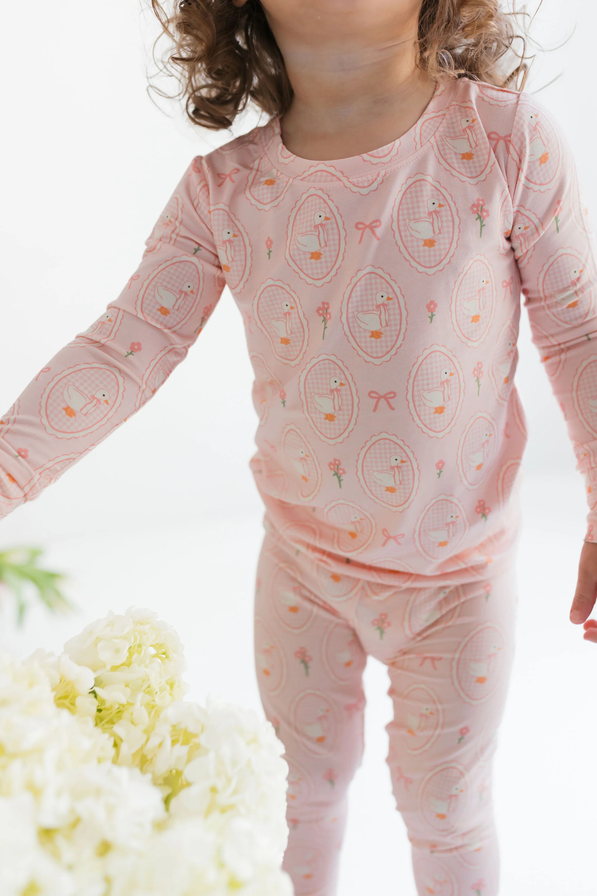 Pink Little Goose Two Piece Set | In My Jammers