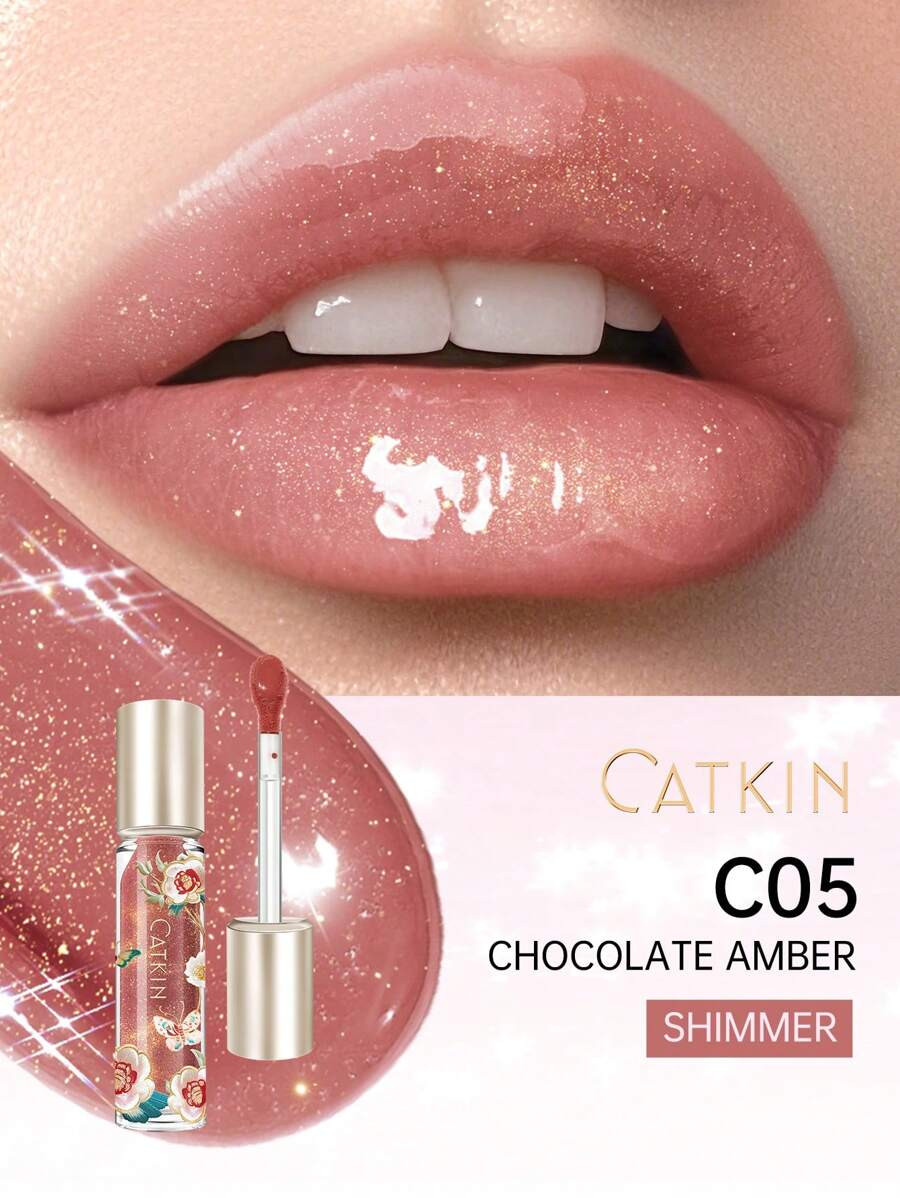 CATKIN CATKIN Serum Plumping Lip Gloss Hydrating Tinted Lip Plumper For Fuller Lips, Non-Sticky G... | SHEIN