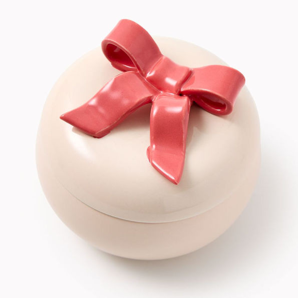 Ceramic Bow Candle | Barnes & Noble