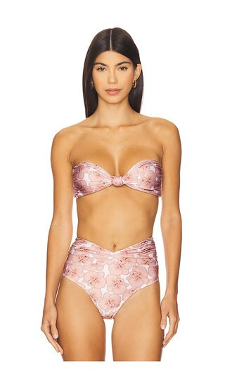 Shani Shemer Anne Bikini Top in Pink. - size M | Revolve Clothing (Global)