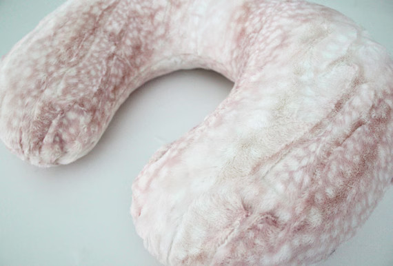 Fawn Minky in Rosewater Pink Nursing Pillow Cover Zipper | Etsy | Etsy (US)