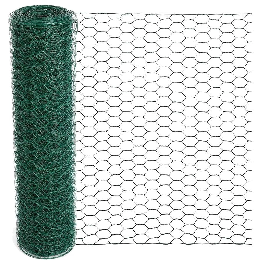 Chicken Wire for Floral Arrangements, 15.7 x 157 Inches Green Mesh, 0.6 Inch Hexagonal Galvanized... | Amazon (US)