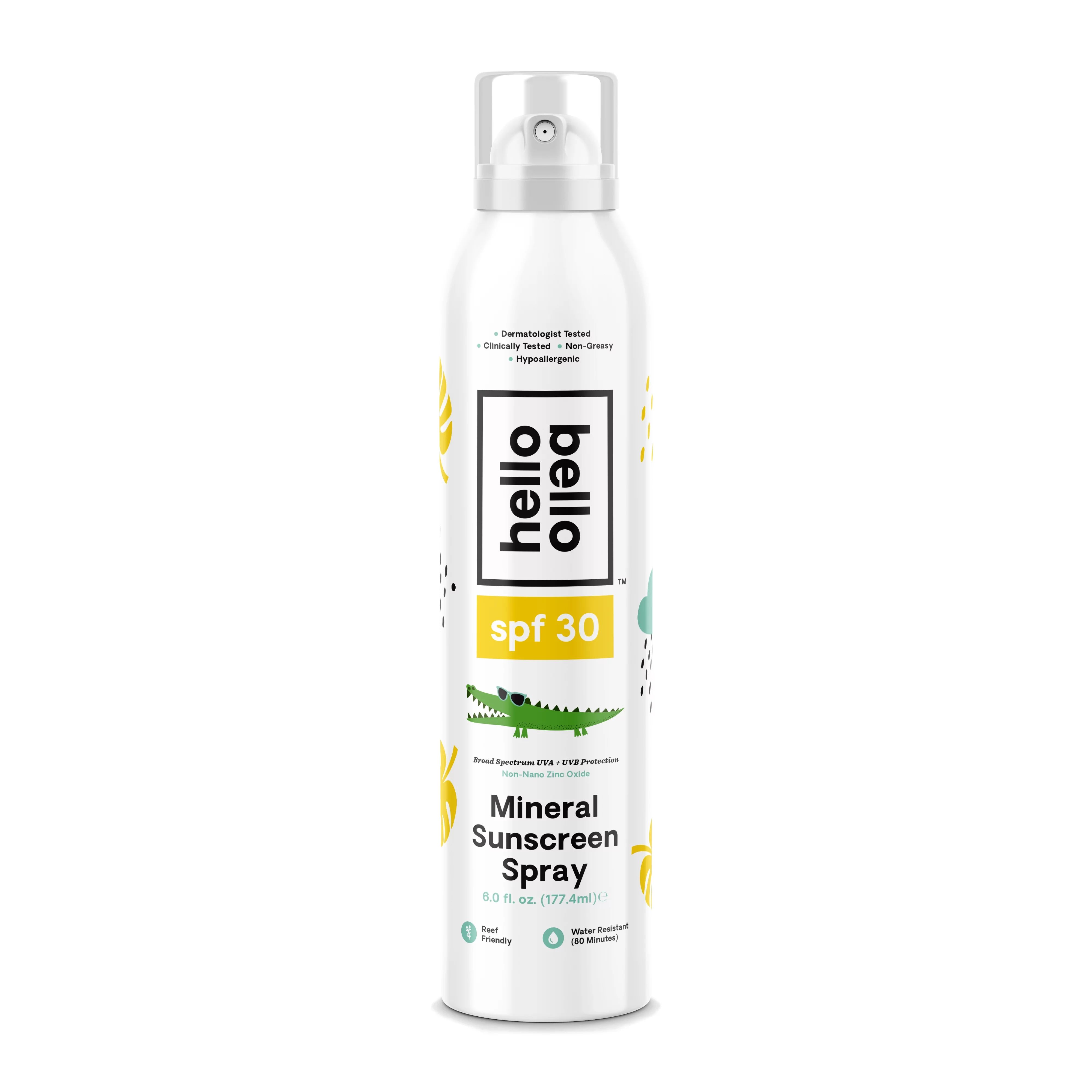 Hello Bello Continuous Mineral Sunscreen Spray SPF 30, 6 fl oz | Walmart (US)