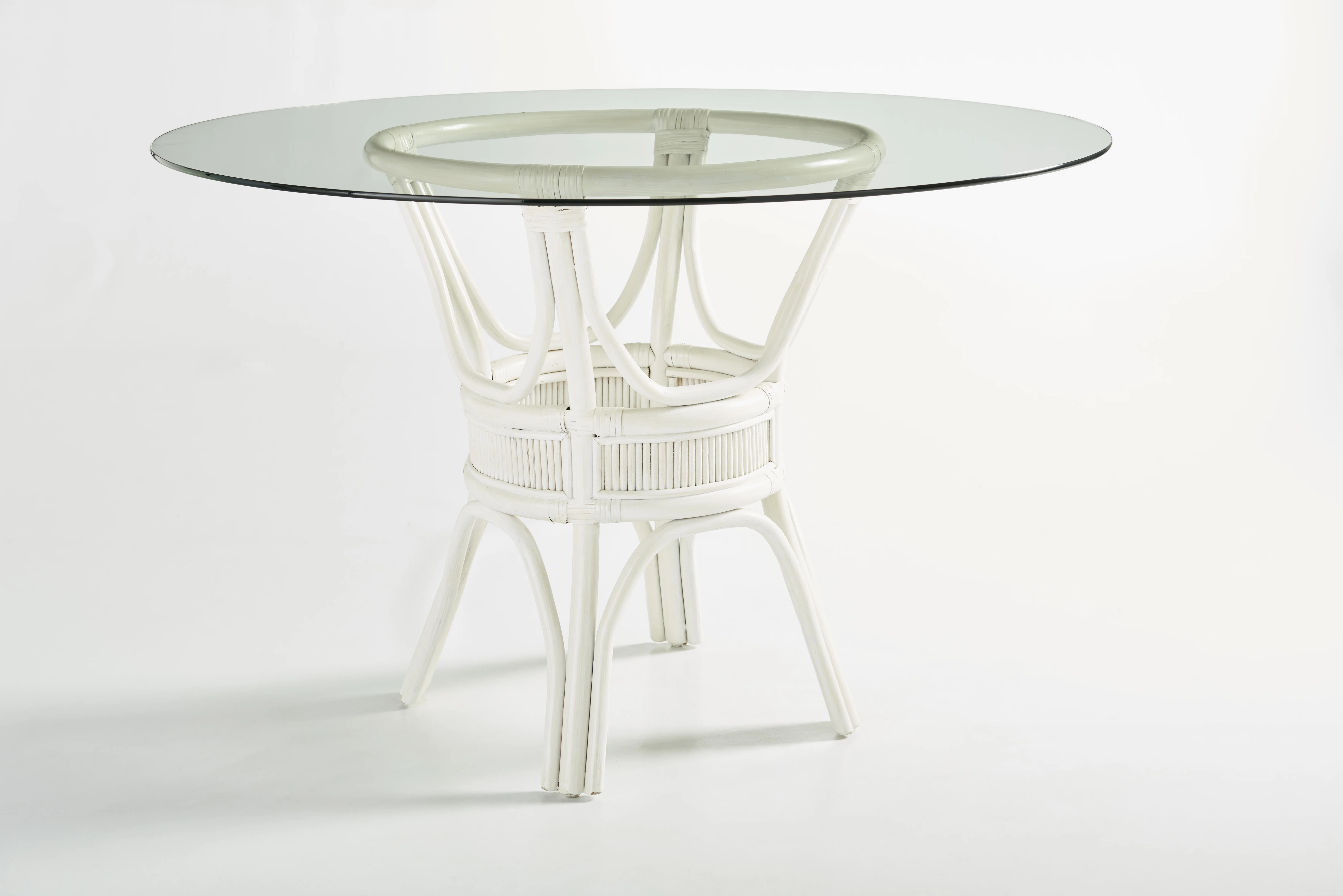 Wittig Round Glass Top Dining Table | Wayfair North America