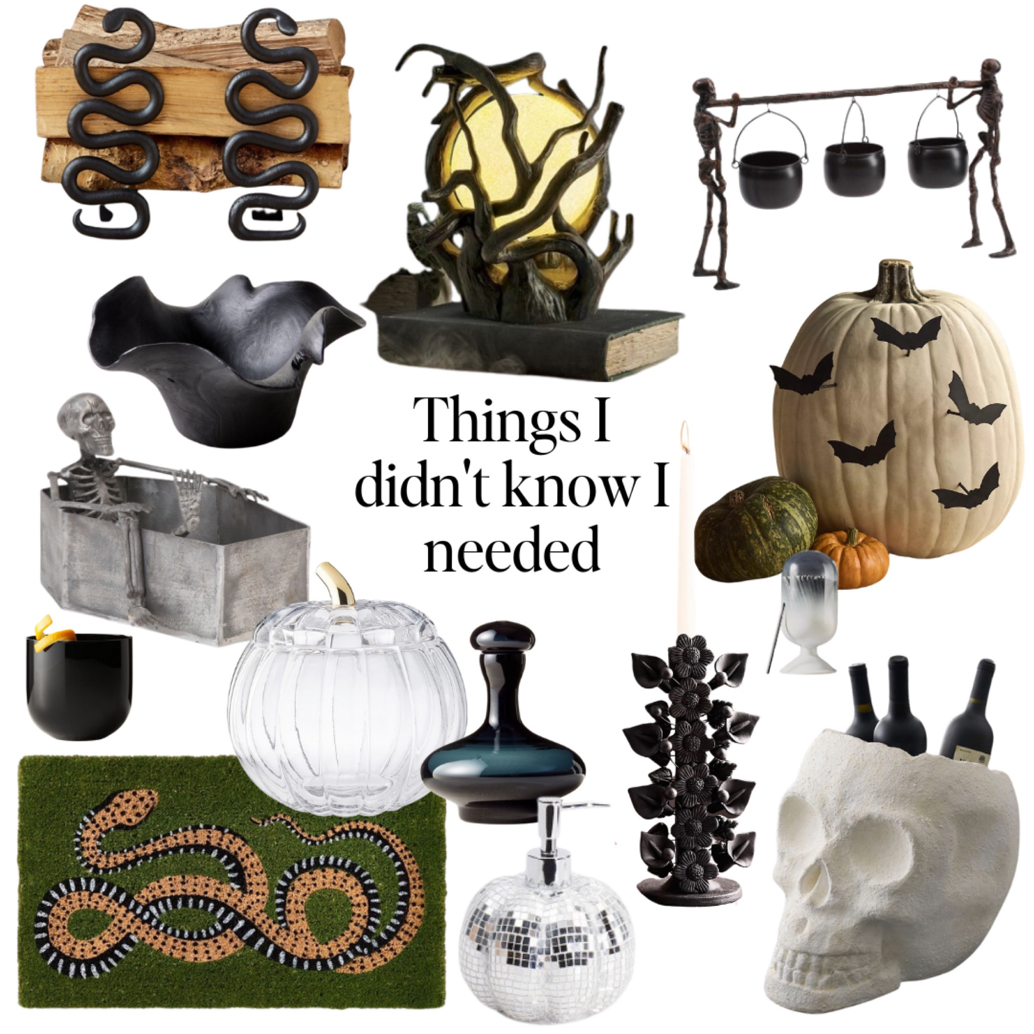 Spooky picks for Halloween. Less kitch more chic. 

Easy swap for Halloween, just add faux florals in black. Spooky but not over the top creepy. 

Halloween party, Halloween decor, fall florals, spooky decor, Halloween ideas, luxe for less, Halloween sale, new arrivals, Halloween style



#LTKSeasonal #LTKHome #LTKParties