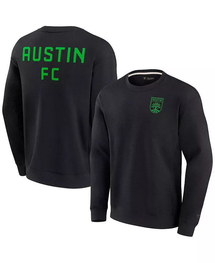 Fanatics Signature Men's and Women's Black Austin FC Super Soft Fleece Crew Sweatshirt - Macy's | Macy's