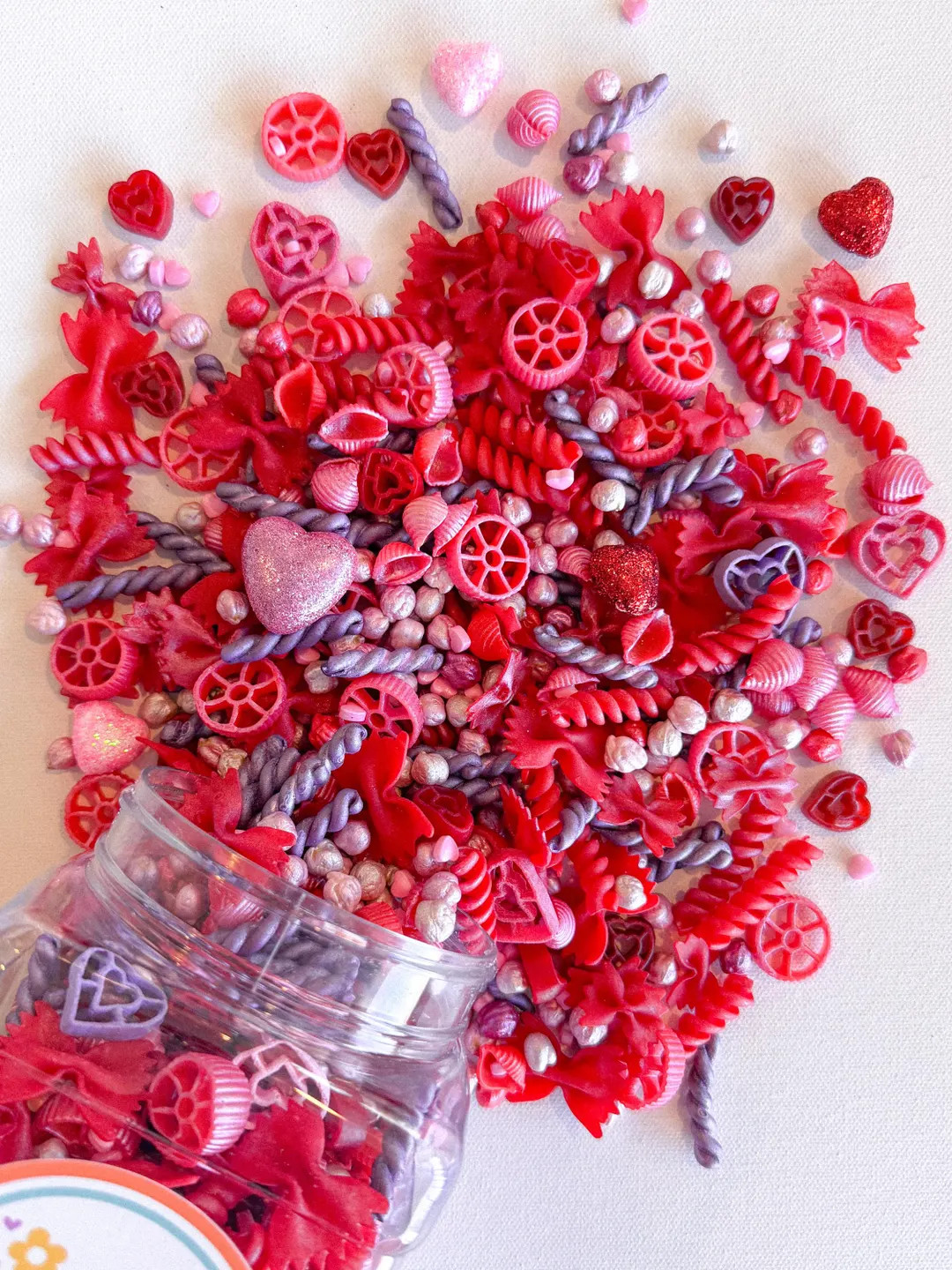Valentine Sensory Mix, Valentines Sensory Filler, Valentines Sensory Pasta, Sensory Kit, Sensory ... | Etsy (US)