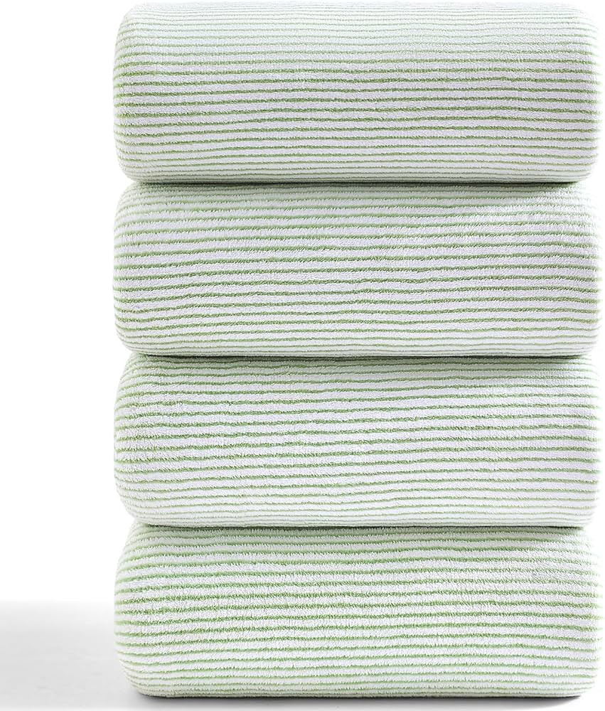 4 Piece Bath Towel Set 35"x70"Oversized Bath Towel for Bathroom Ultra Soft Fluffy Extra Large Bat... | Amazon (US)
