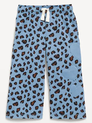 Printed Wide-Leg Sweatpants for Toddler Girls | Old Navy (US)