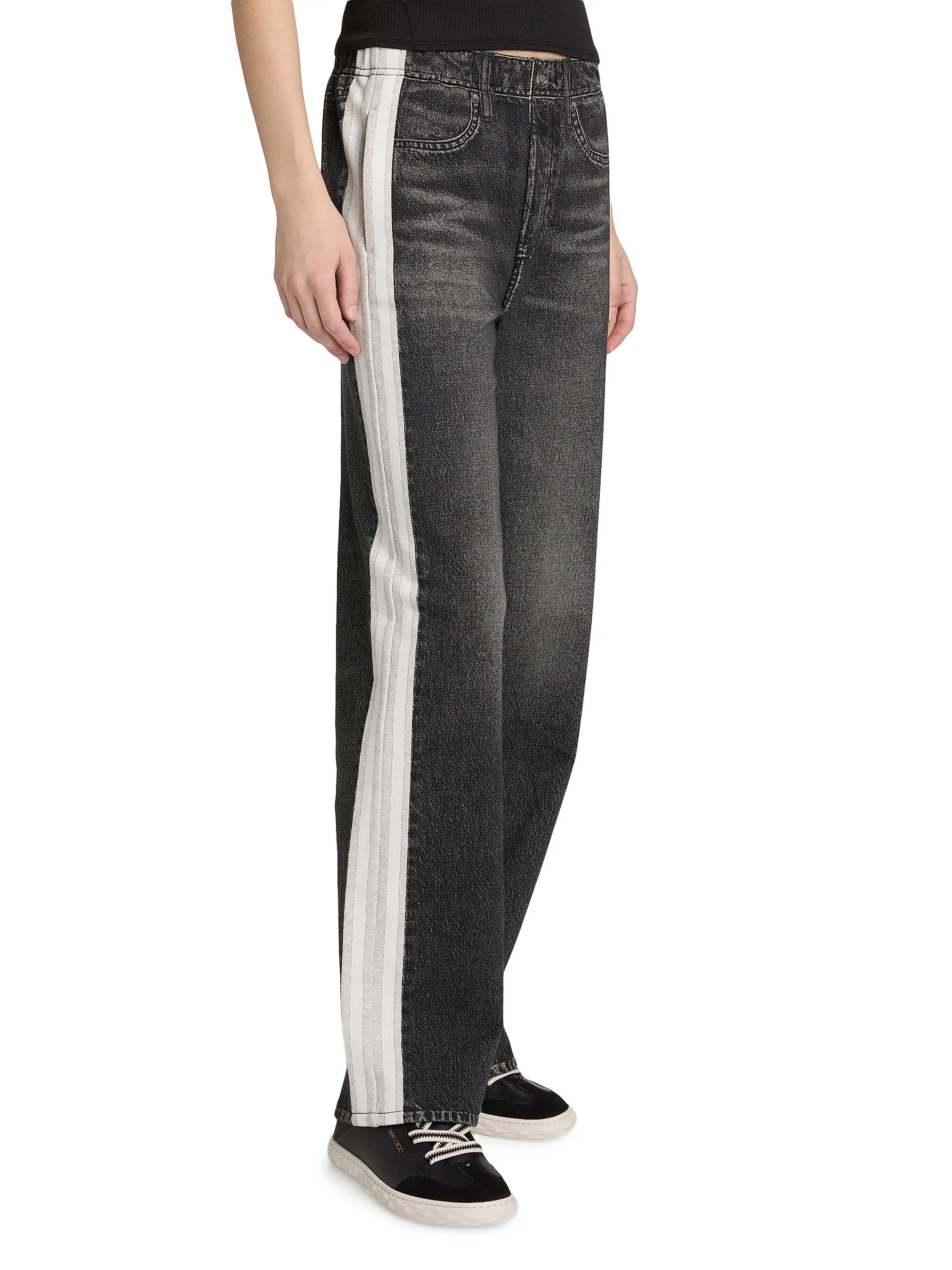rag & bone rb Miramar Terry Pull-On Wide-Leg Pants | Saks Fifth Avenue | Saks Fifth Avenue
