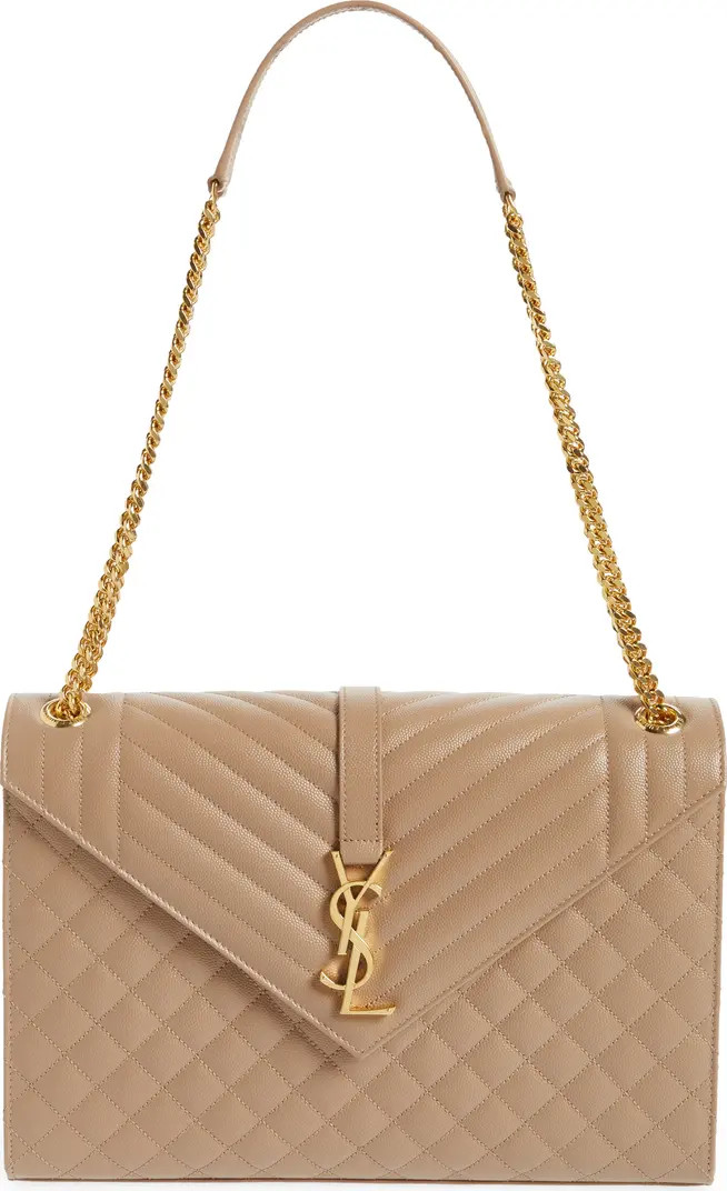 Large Envelope Calfskin Shoulder Bag | Nordstrom