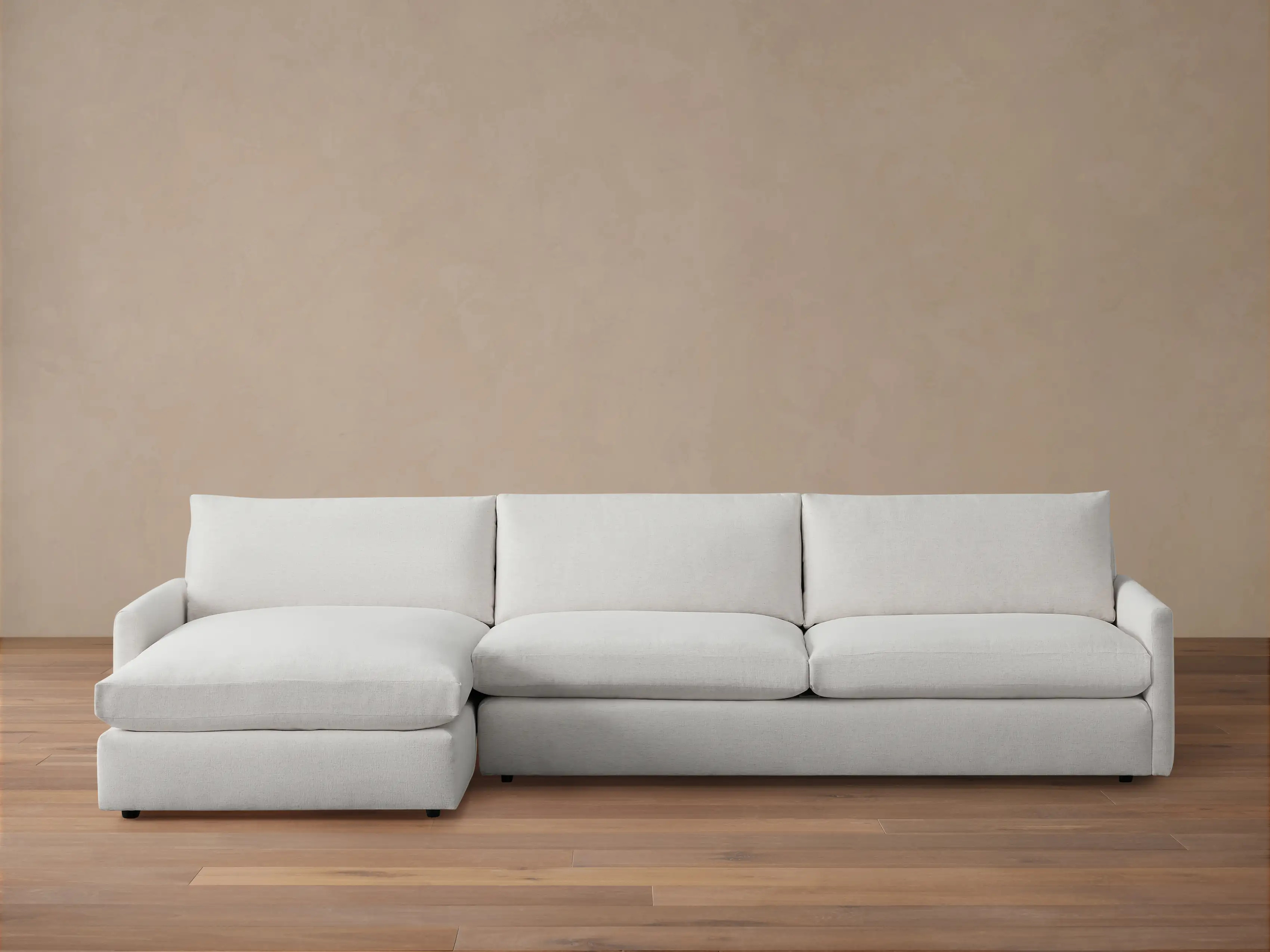 Kipton Slim Arm Two-Piece Chaise Sectional | Arhaus