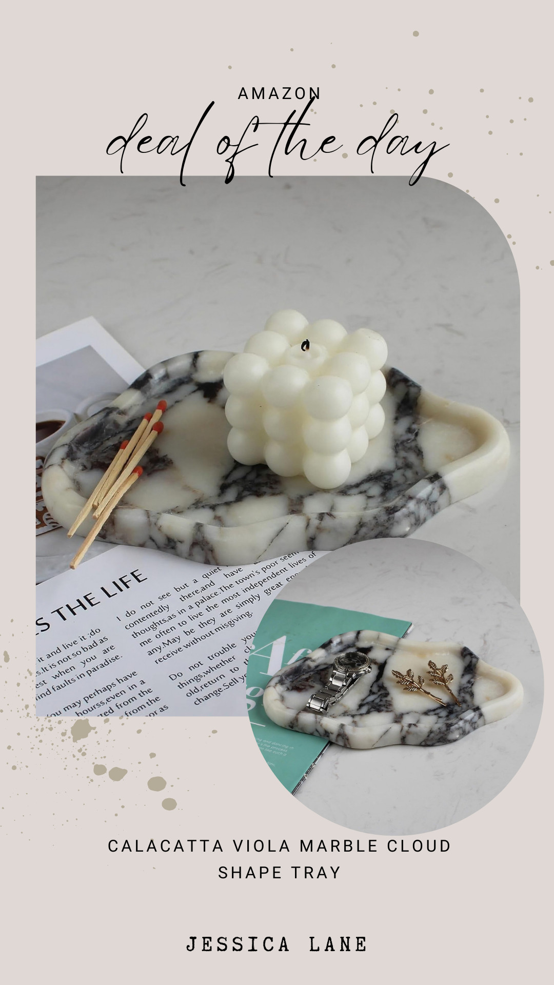 This elegant Calcutta marble tray is the perfect centerpiece for a vanity or coffee table. Elevate your home styling with this timeless natural stone piece.
#homedecor #amazonfinds #interiordesign #dailydeals 

 #LTKSpringSale #LTKHome #LTKSaleAlert