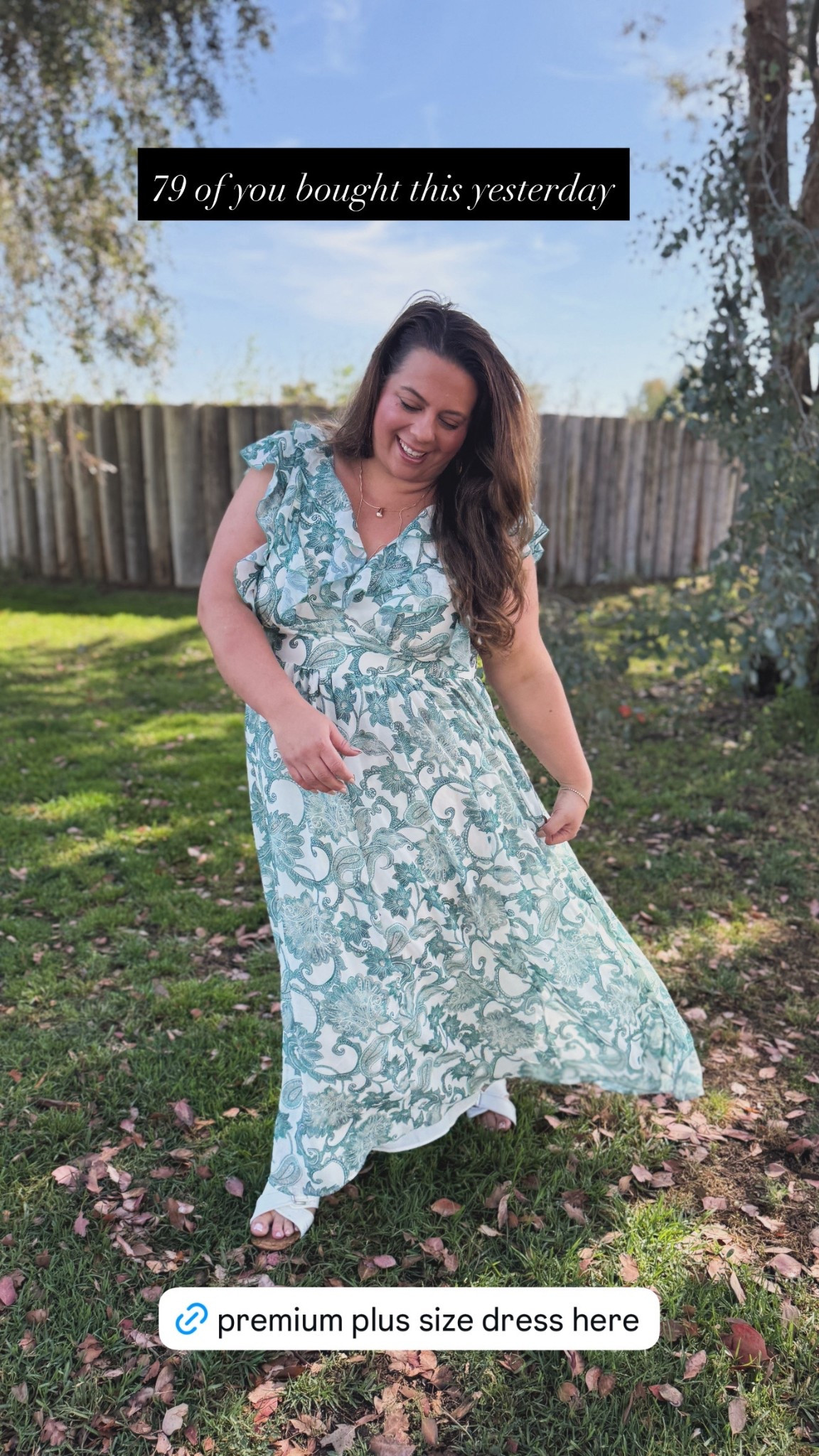 Obsessed with this plus size boho maxi dress - wearing my true size 20W 

#LTKPlusSize #LTKSaleAlert