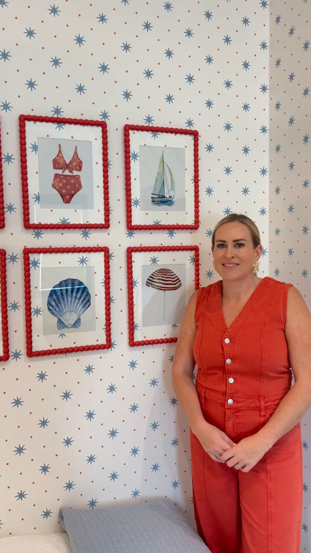 Custom art DIY coming in hot! 🎨✨ We linked the supplies so you can try it too! Way more budget-friendly than oversized art—and still makes a big statement! 👏 

#DIYWallArt #WallArt