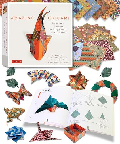 Amazing Origami Kit: Traditional Japanese Folding Papers and Projects [144 Origami Papers with Bo... | Amazon (US)