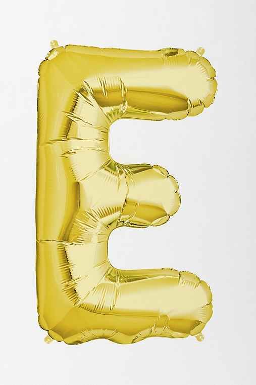 Gold Letter Party Balloon,E,ONE SIZE | Urban Outfitters US