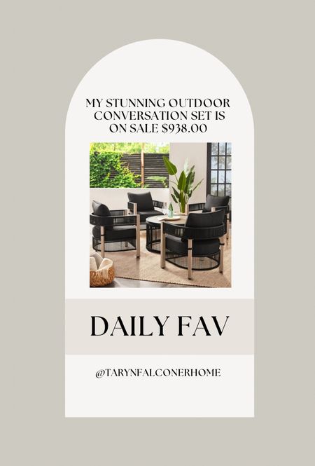 My stunning outdoor conversation set is on sale for $938 

#LTKSeasonal #LTKhome #LTKsalealert