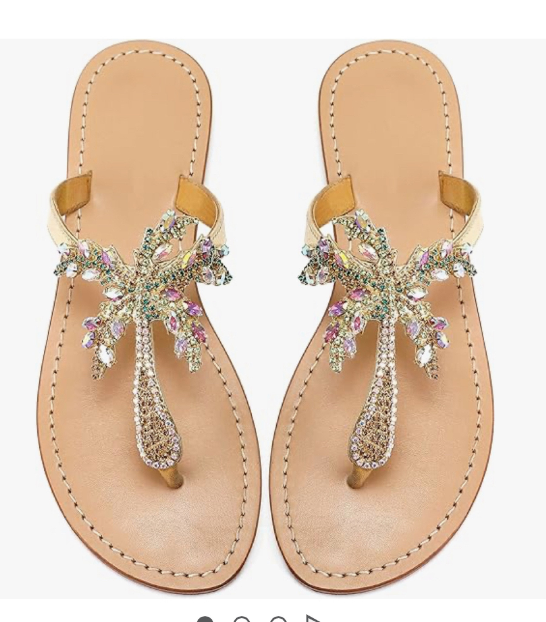 Beaded resort wear beach vacation rhinestone sandalls

#LTKshoecrush #LTKfindsunder50 #LTKGiftGuide