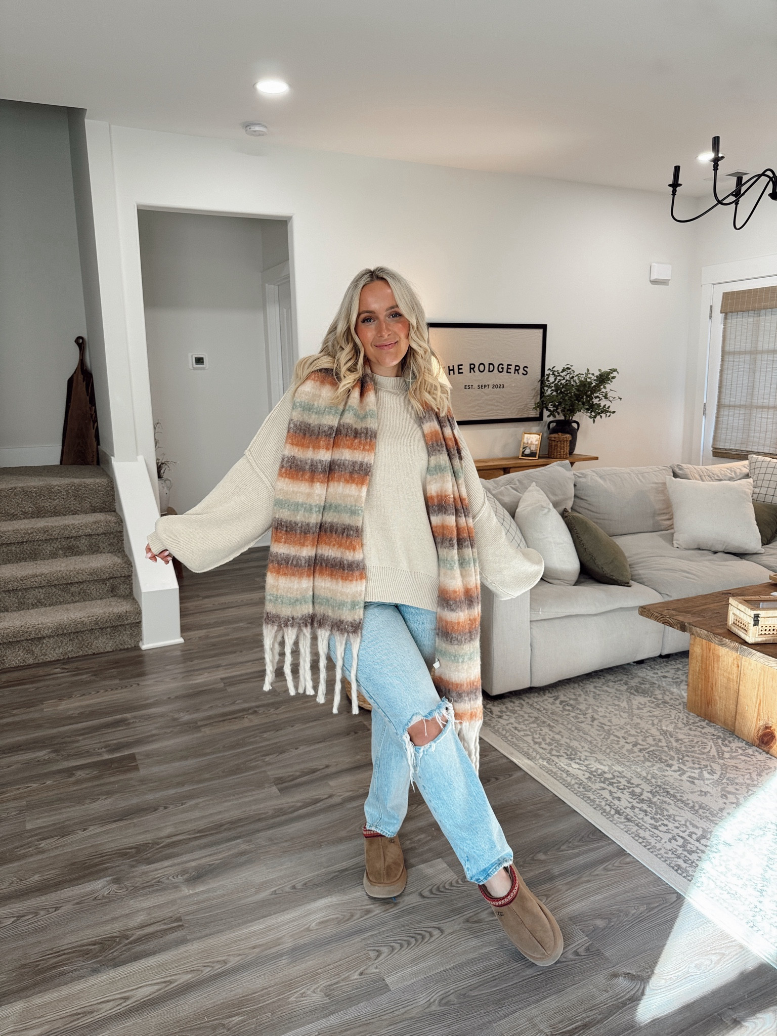 Sweater // medium JORDAN15
Jeans // 27 
Shoes // tts