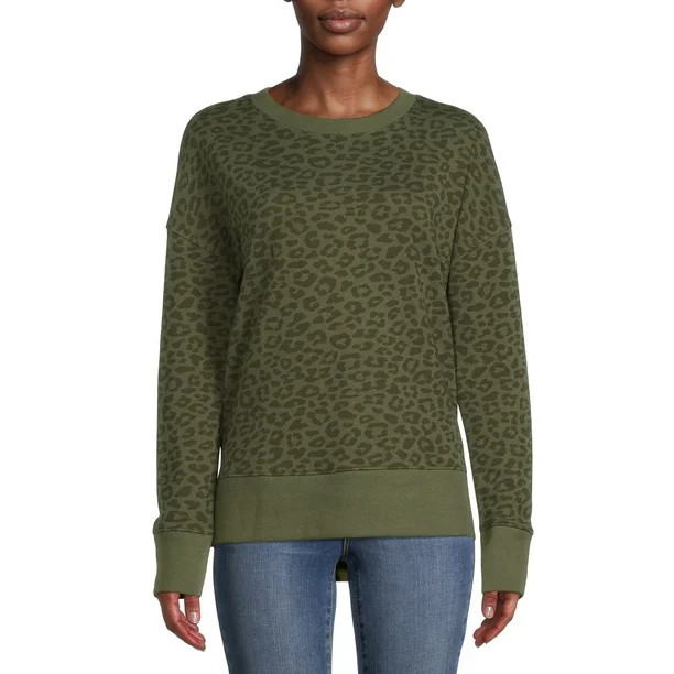 Time and Tru Women's Crewneck Sweatshirt | Walmart (US)