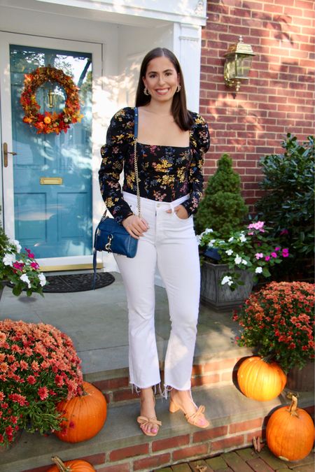 Welcome to my weekend in NYC vlog! 
Date night outfit, fall date night, puff sleeves, white jeans, white after Labor Day, going out Outfit, girls night outfit, dinner outfit, Abercrombie, bow heels, block heels, nude block heels, crossbody bag, statement bag, statement shoe
#chelseapiers #nycdatenight #nywinefest #godeacs #nycdate #sushi #nybagel

#LTKfit #LTKSeasonal #LTKunder100