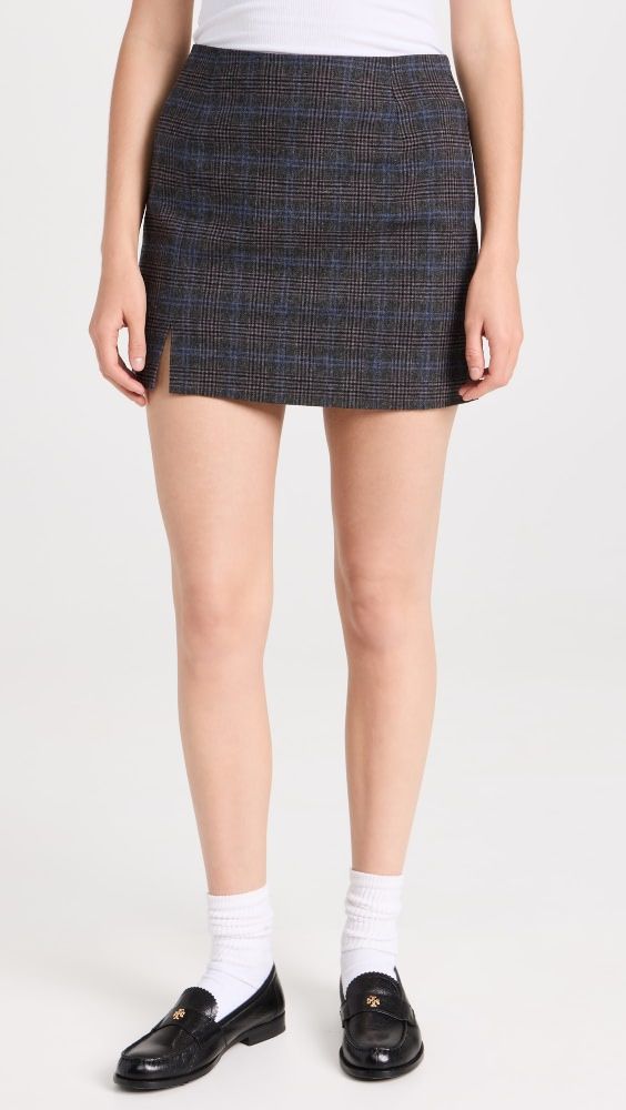 Madewell Wool-Blend Mini Skirt in Plaid | Shopbop | Shopbop