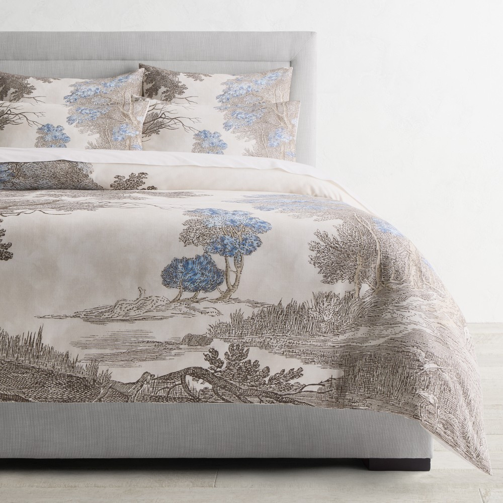 Grisaille Landscape Duvet Cover & Shams | Williams-Sonoma