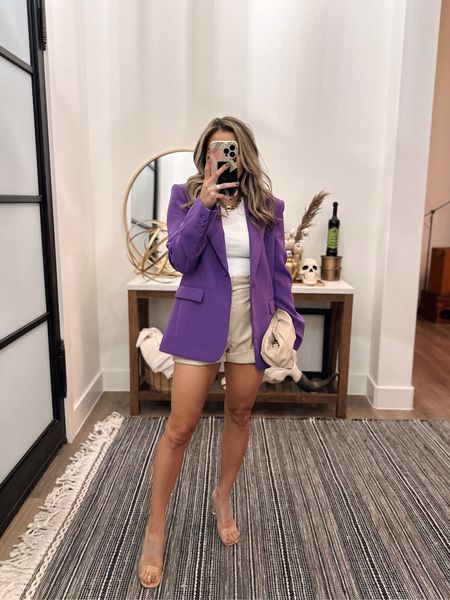 This purple blazer is 😍 #blazer #falloutfit 

#LTKover40 #LTKfindsunder100 #LTKsalealert