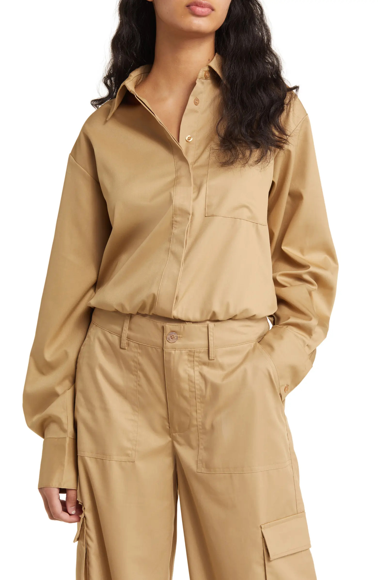 Naked Wardrobe Up Top Long Sleeve Bodysuit | Nordstrom | Nordstrom